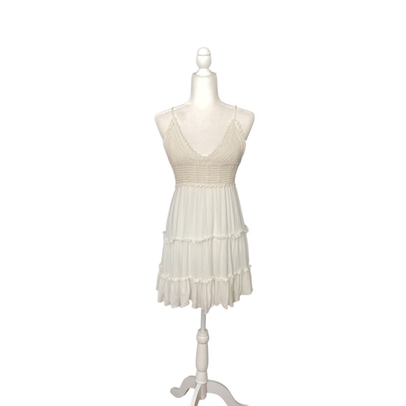 Forever 21 Cream Crochet Dress - Picture 5 of 5